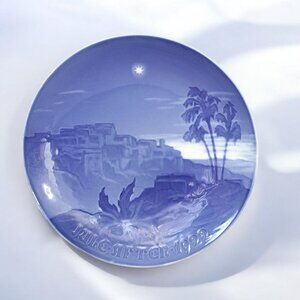 B&G Christmas Plate 1922 Bing & Grøndahl Jule-Aften